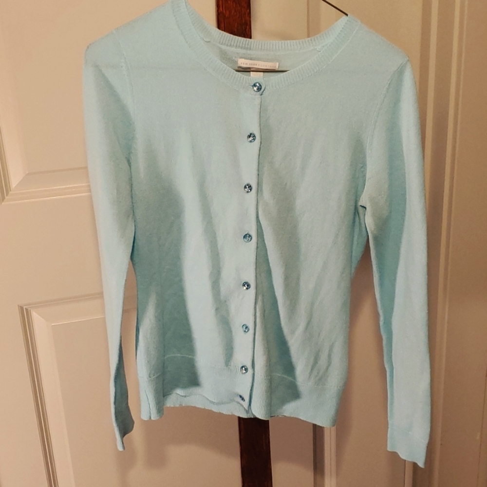 Baby blue sweater